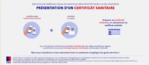 affiche pass sanitaire