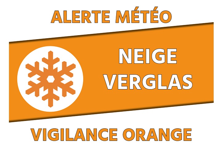 Vigilance orange neige verglas