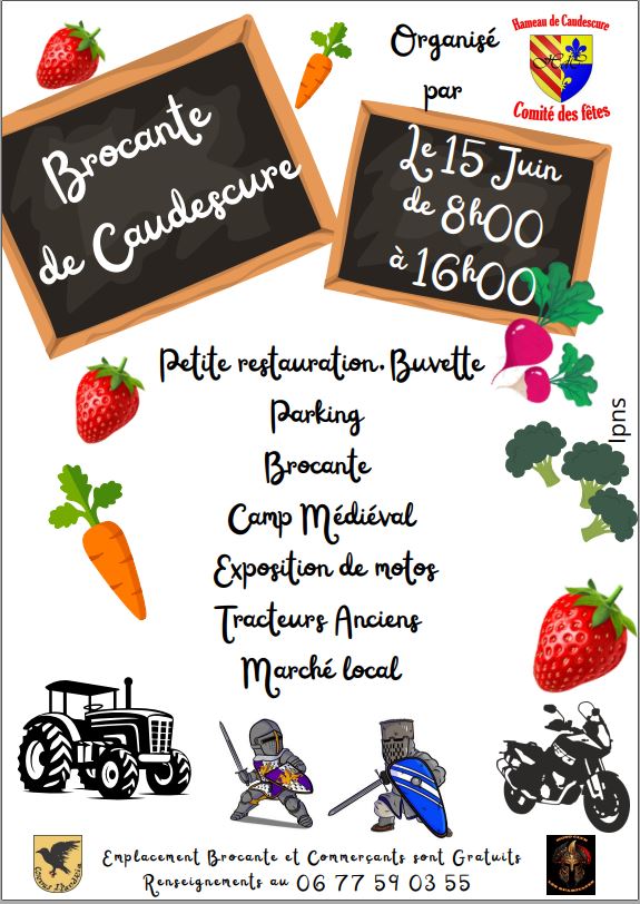 15 juin brocante caudescure