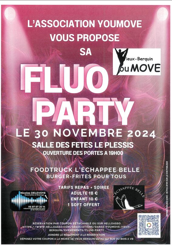 Fluo party 30 nov