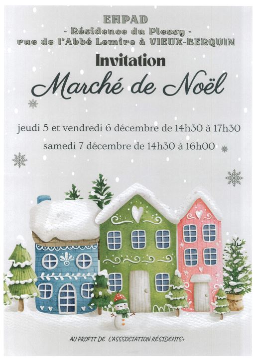 EHPAD Marché noel